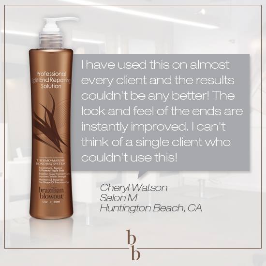 Did you know that in addition to sealing frayed ends, Split End Repairing Treatment helps preserve the shape of precision cuts between appointments? It's no wonder stylists like Cheryl Watson and people everywhere are falling in love with the instant gratification and long term benefits of this innovative in-salon service!