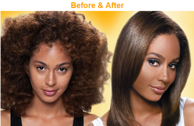 GKhair before and after photos of 'The Best' hair taming treatment. It eliminates the frizz while making curly hair more manageable. Now offered by hair by raigen dangelo in Vancouver, BC, Canada.